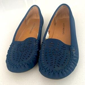 Lucky Brand Women's Dark Blue Loafers